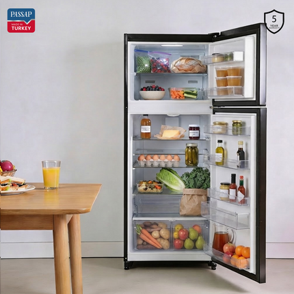 Turkish Nofrost Refrigerator - 451 L - 20 Ft - Black - FGV-500 DIGITAL