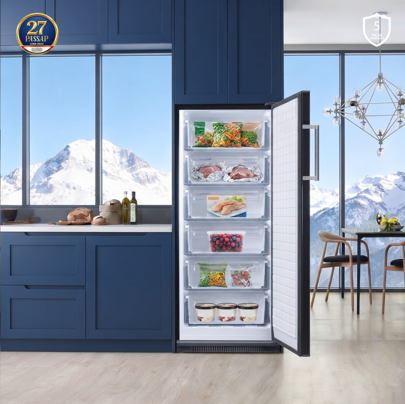 Nofrost Upright Freezer - 6 Drawers - Digital - 280 L - NVF280
