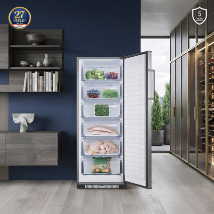 Nofrost Upright Freezer - 6 Drawers - 280 L - NVF280