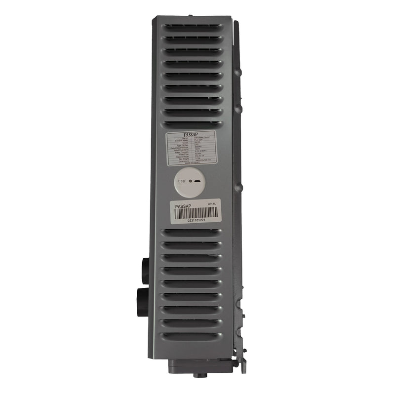 سخان مياه غاز - 6 لتر - ديجيتال -3مفتاح- فضى