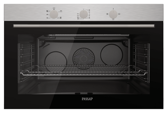 Built-In Gas Oven - 90 cm - Inox