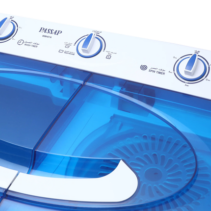 Half Automatic Washing Machine - 7 Kilo - White