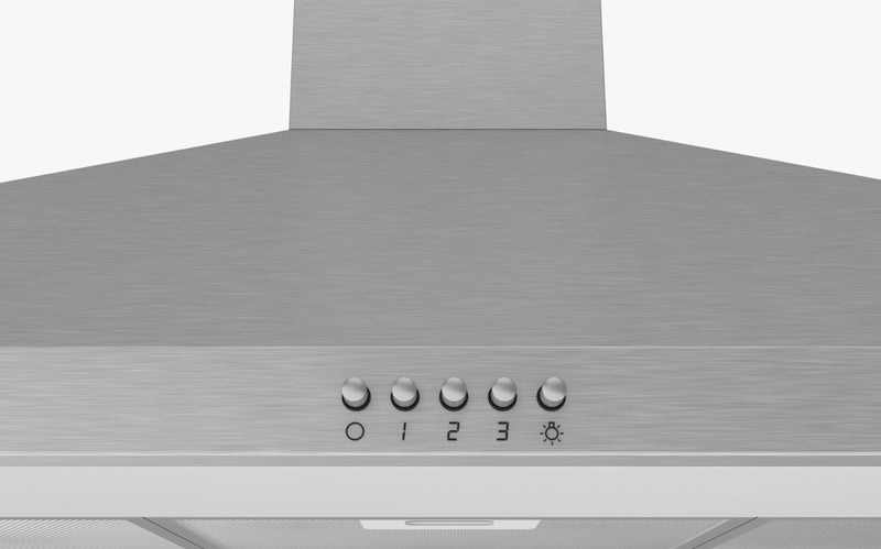 Pyramid Hood - Built-In - 90 CM - 3 Speeds - 2 chimneys