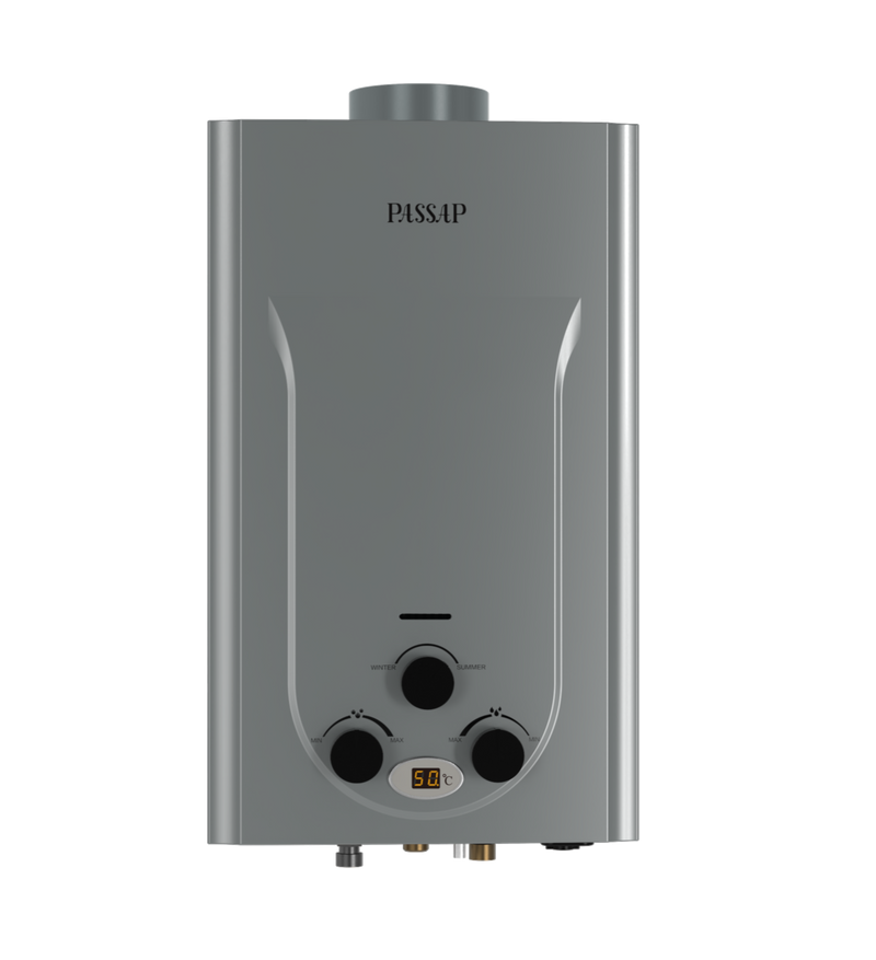 سخان مياه غاز - 10 لتر - ديجيتال -3مفتاح- فضى