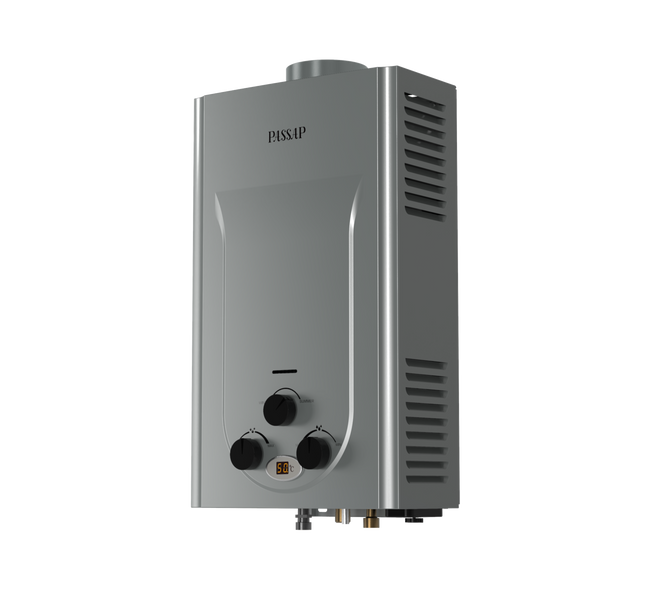 Gas Water Heater - 10L-Digital -3 Knob - Silver